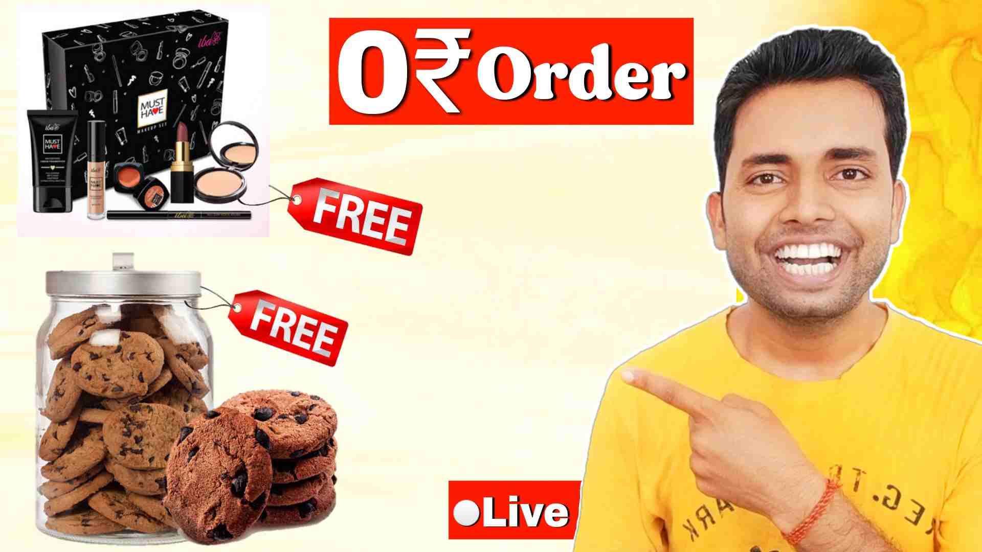 Free Order Cookies Makeup Set In