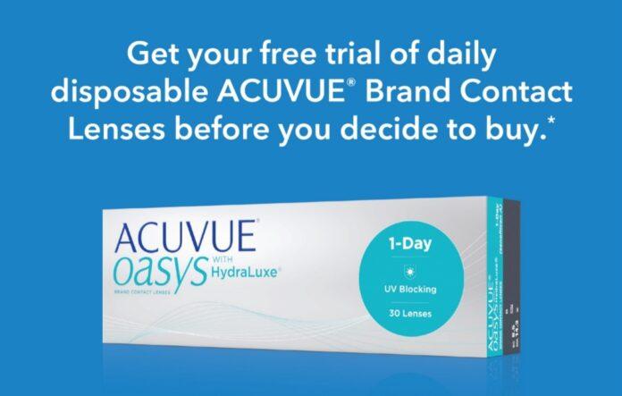 Free ACUVUE Contact Lenses, Get Your Free Trial Lenses, Free ACUVUE contact lenses